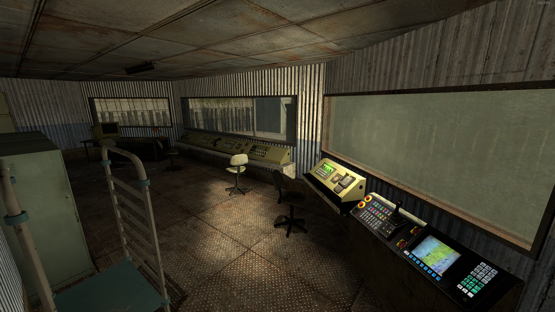 Control room interior