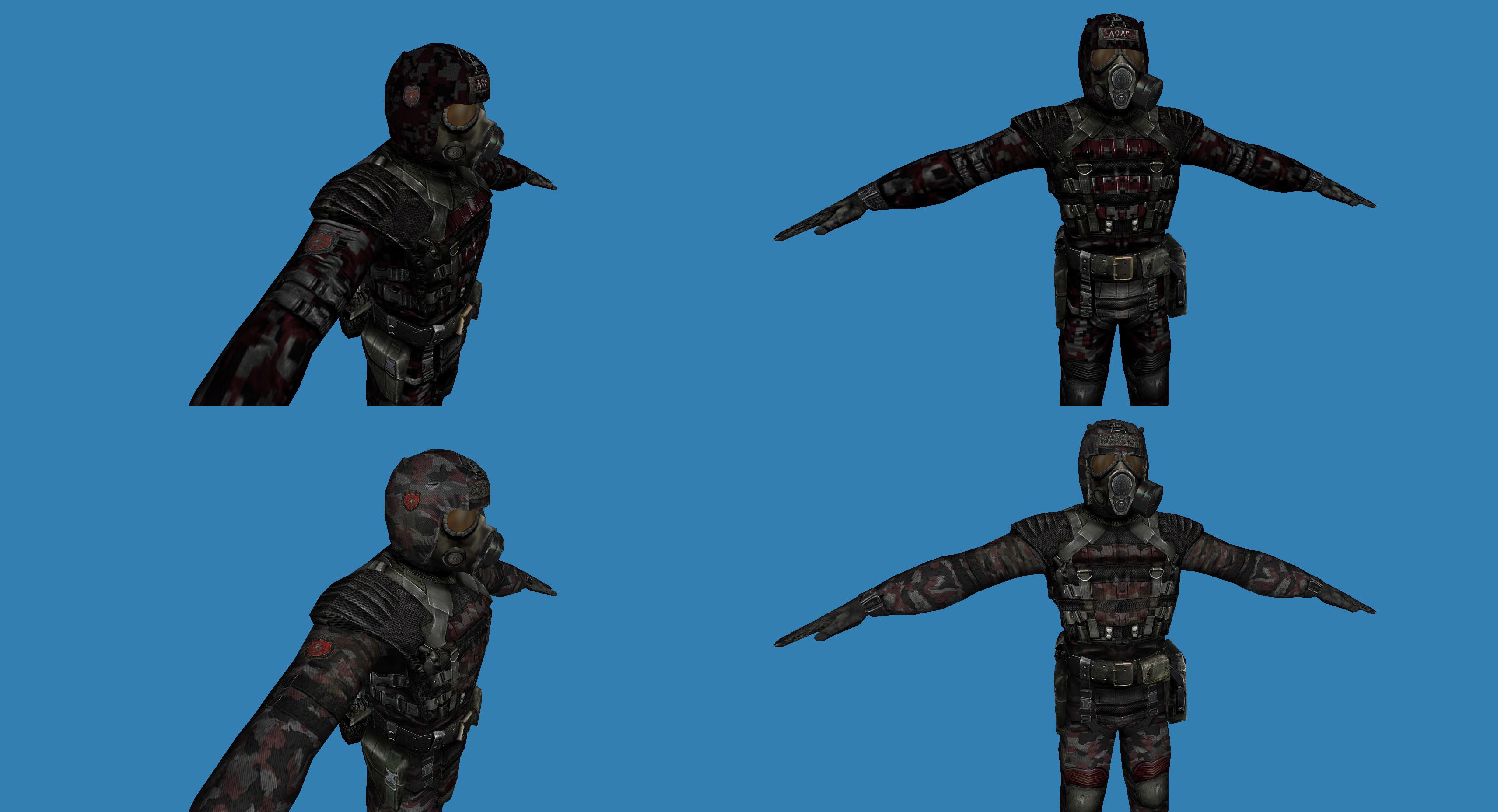 Vanilla models retexture p1 (Duty,Merc,Monolith) addon - S.T.A.L.K.E.R ...