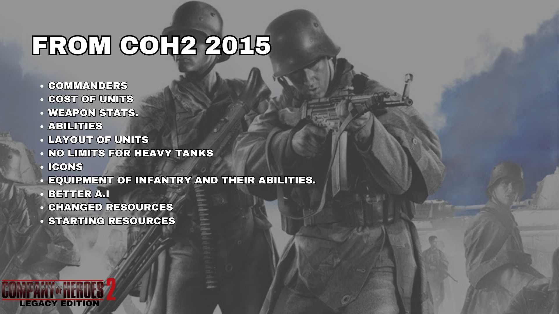 FROM COH2 2015 MECHANICS