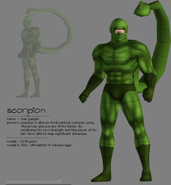 Scorpion Model image - SpiderMan: Dynamic Forces mod for Quake III Arena -  Mod DB