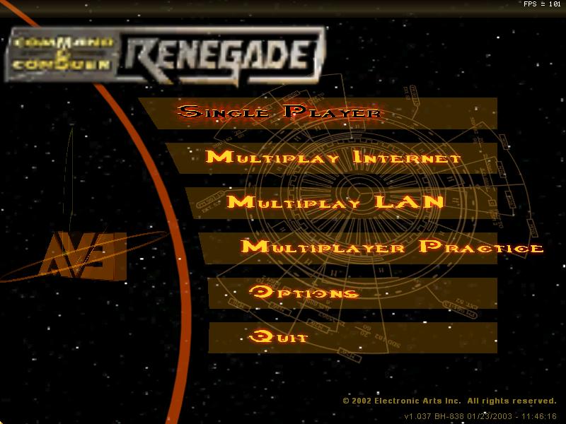 main screen image - Renegade: The Spartan Project mod for C&C: Renegade ...