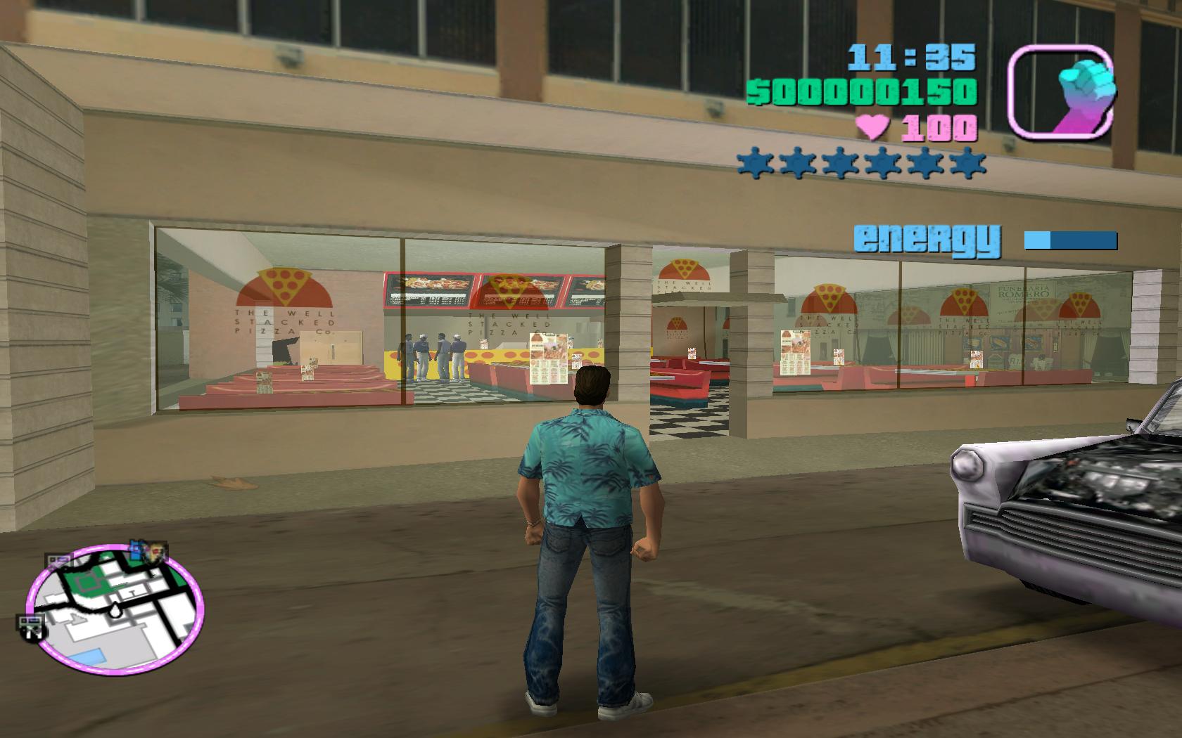 Какая кнопка в gta vice city пицца