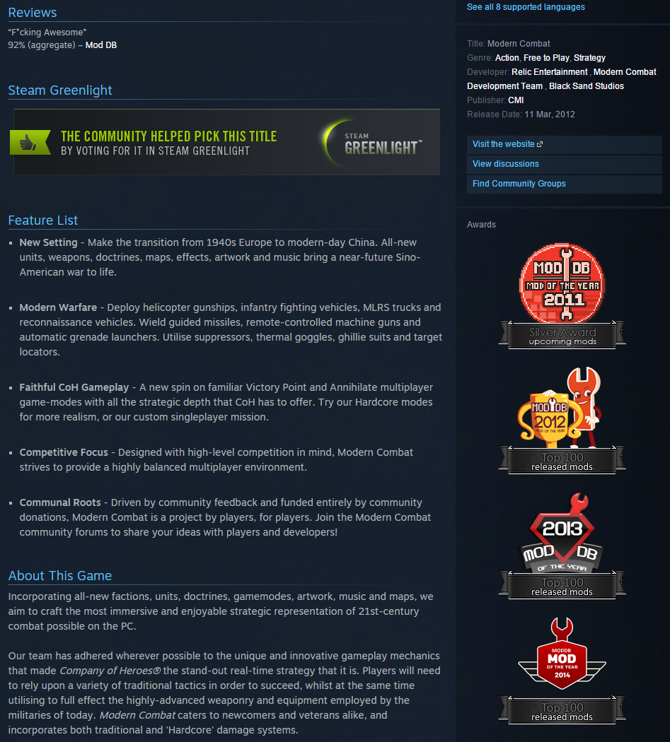 steam company of heroes mods
