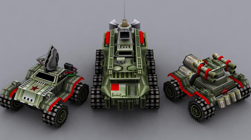 command and conquer vehicles