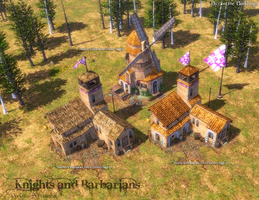 age of empires 3 rotate buildings