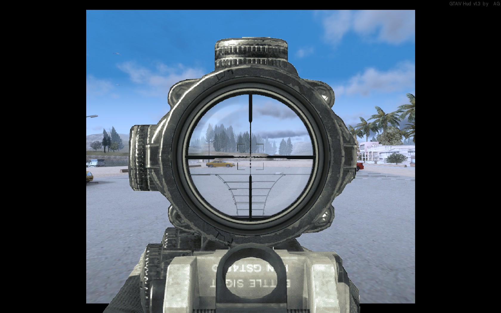 new sniper hud (for GTA IV HUD) image - California Megamod for Grand ...