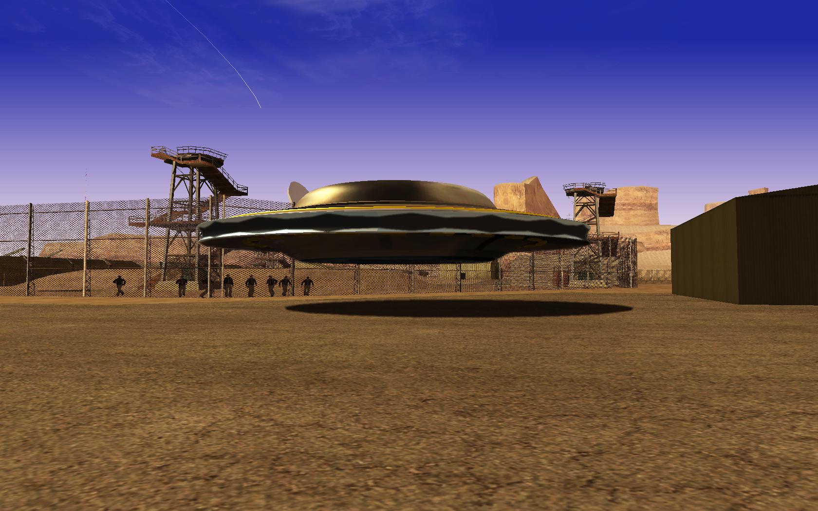 O mapa dos UFOs de GTA San Andreas 