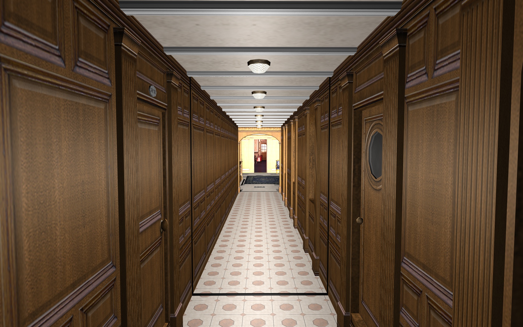 Aft Grand Staircase - A Deck Completed! Image - Mafia Titanic Mod For ...