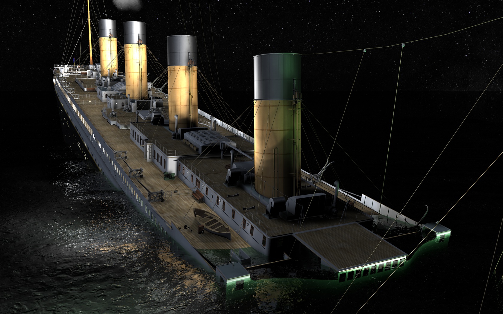 Renders of sinking Titanic image - Mod DB