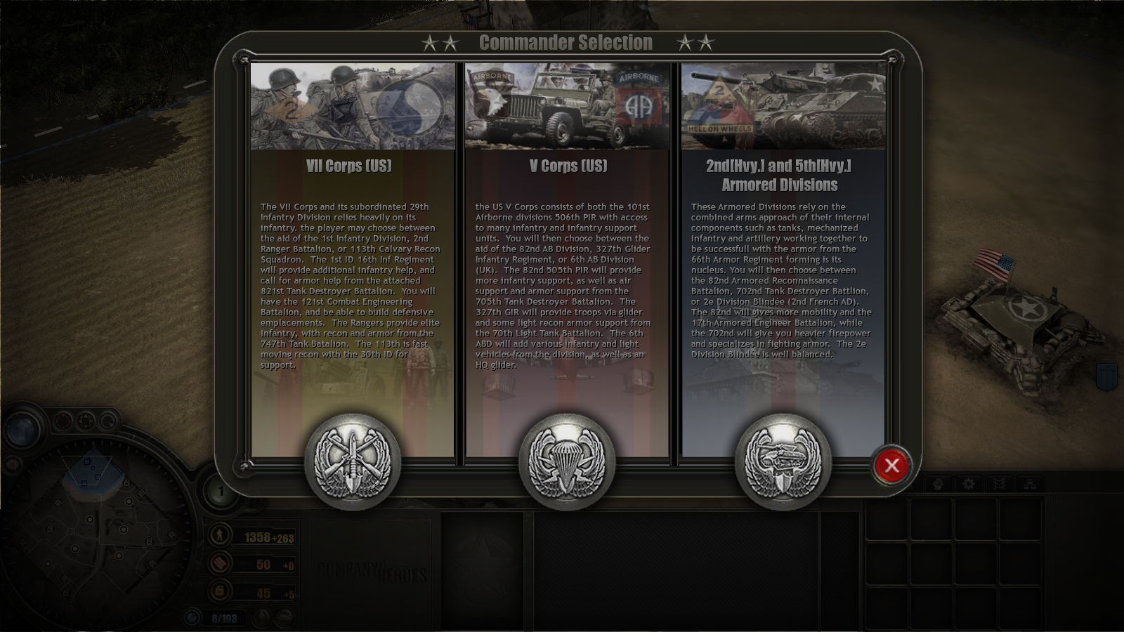 company of heroes 2 faction info