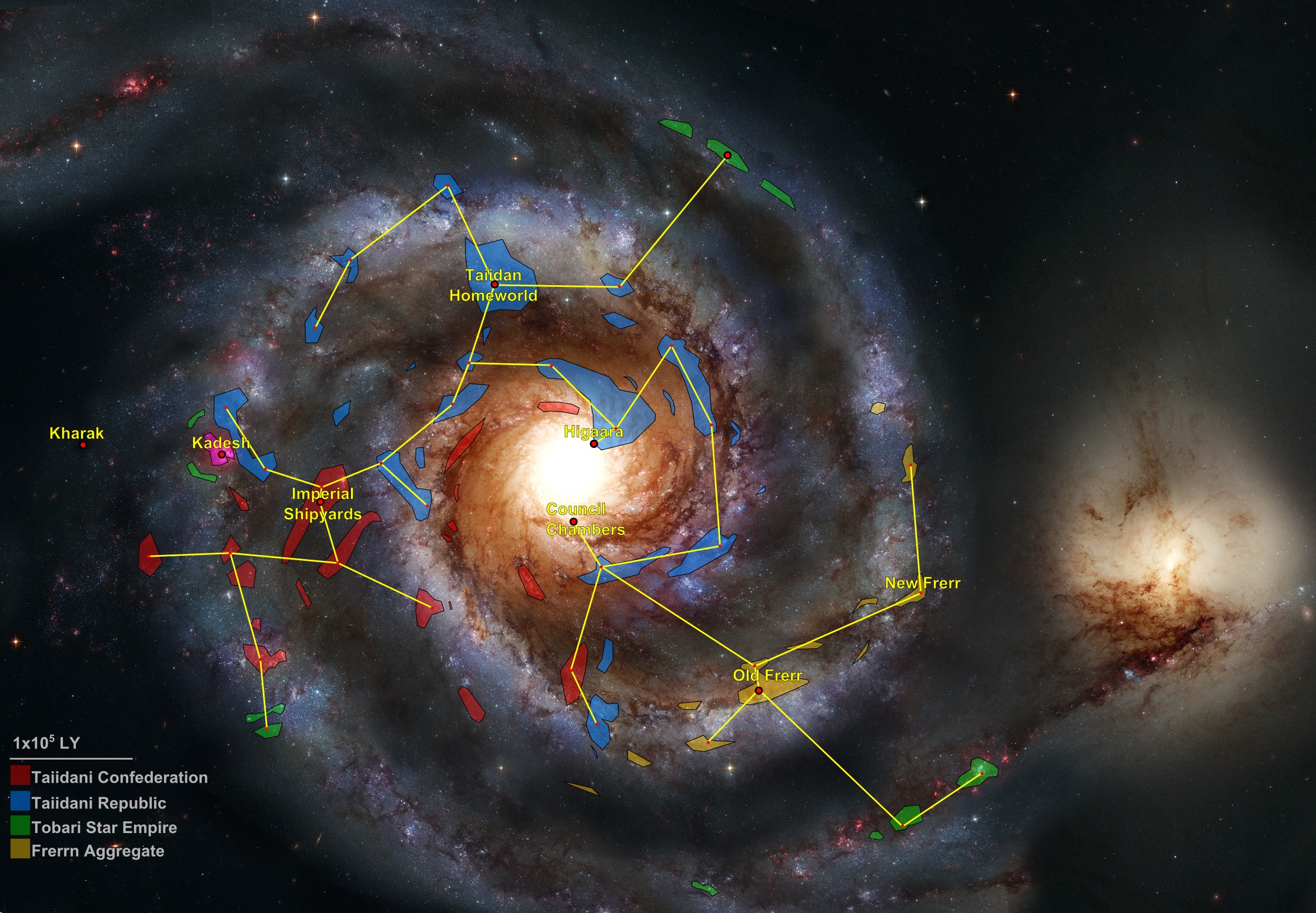3д карта галактики про