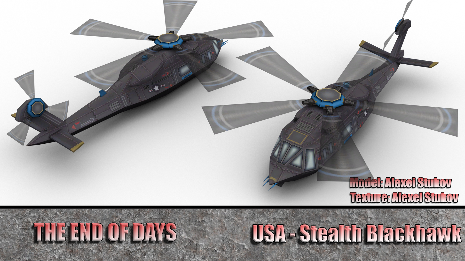 Blackhawk Stealth Helicopter
