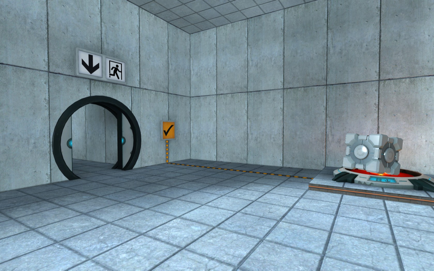 Портал п 1. Portal 2 комната. Portal 1 и Portal 2. Portal 2 комната 01. Portal 2 испытательная камера.
