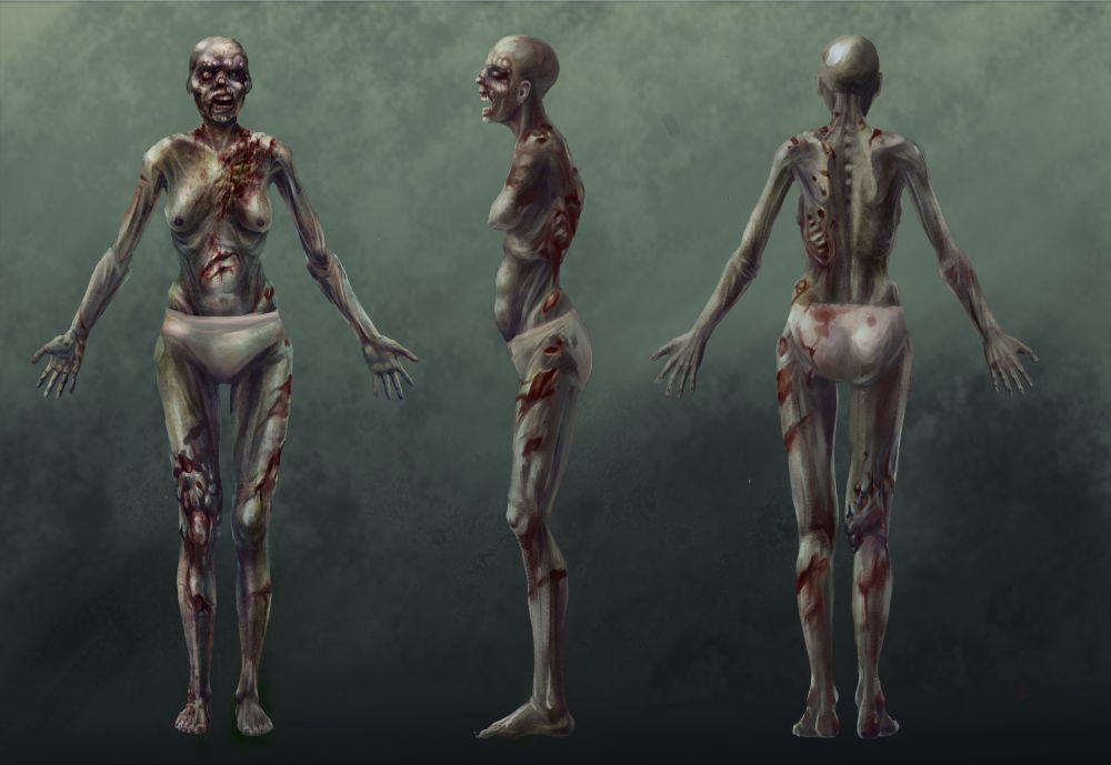 Zombie pics nude Nude Zombie