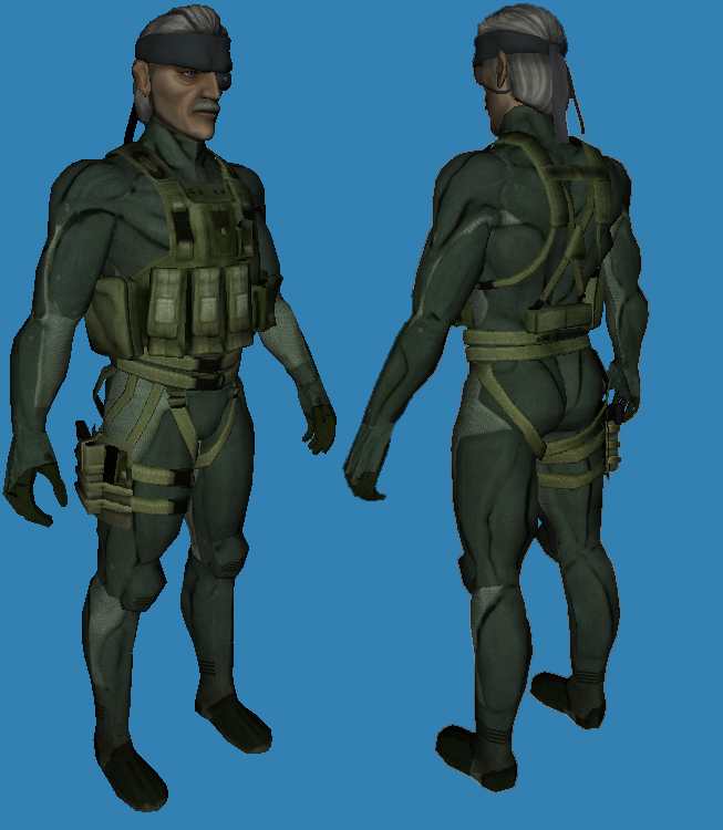 metal gear solid 4 3d models for free