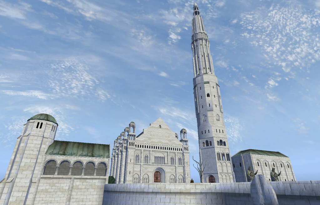 Minas Tirith full shot  Minecraft Middle Earth