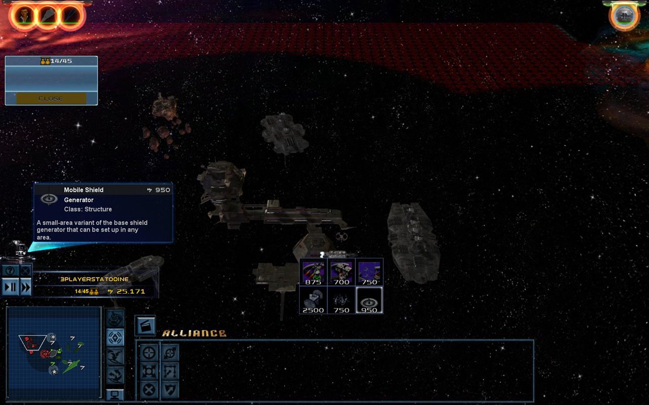 Корабль щит текст. Space Shield игра. Empire at Wars CIS.