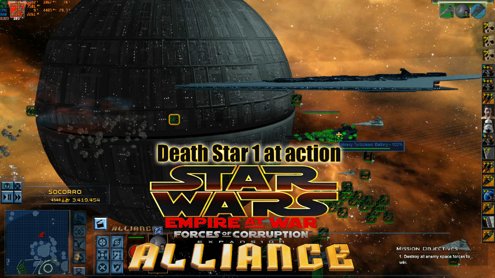 Death Star 1 at action image - ModDB