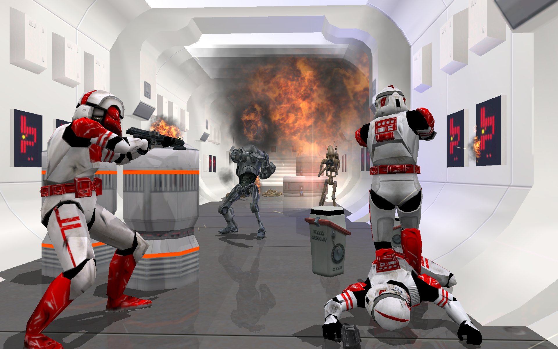 Игры клон 2. Star Wars Battlefront 2 2005 Clone. Battlefront 2 2005 клоны. Батлфронт 1 клон. Star Wars: Battlefront II (игра, 2005).
