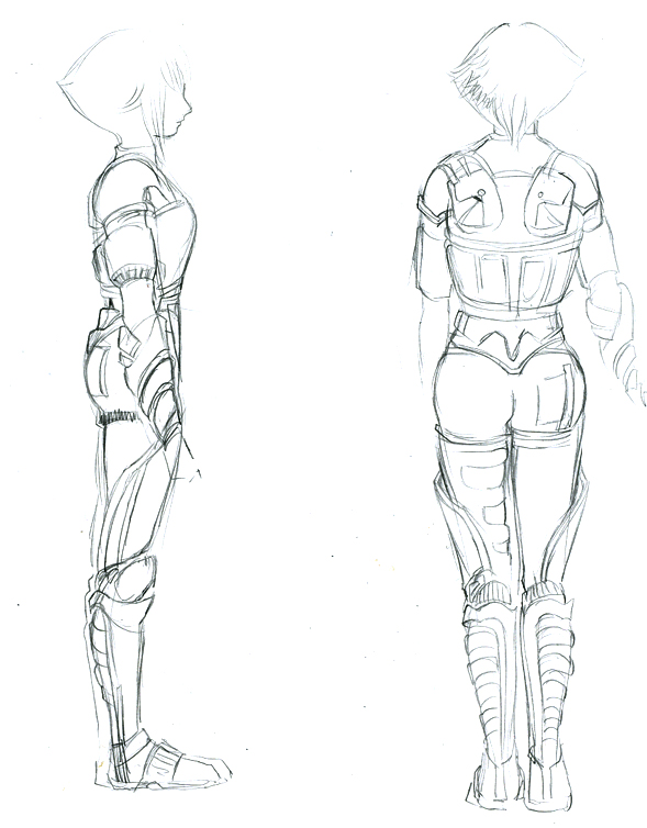 EUTOPIAN - SWAT Female Armour Finalized Concept image.