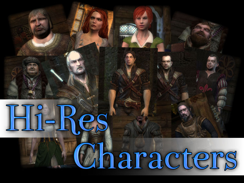 The Witcher: Hi-Res Character Models - ModDB