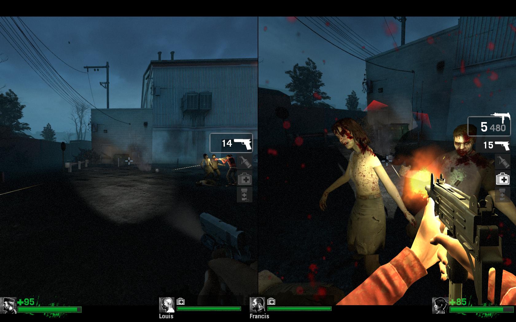 split screen left 4 dead 2 steam