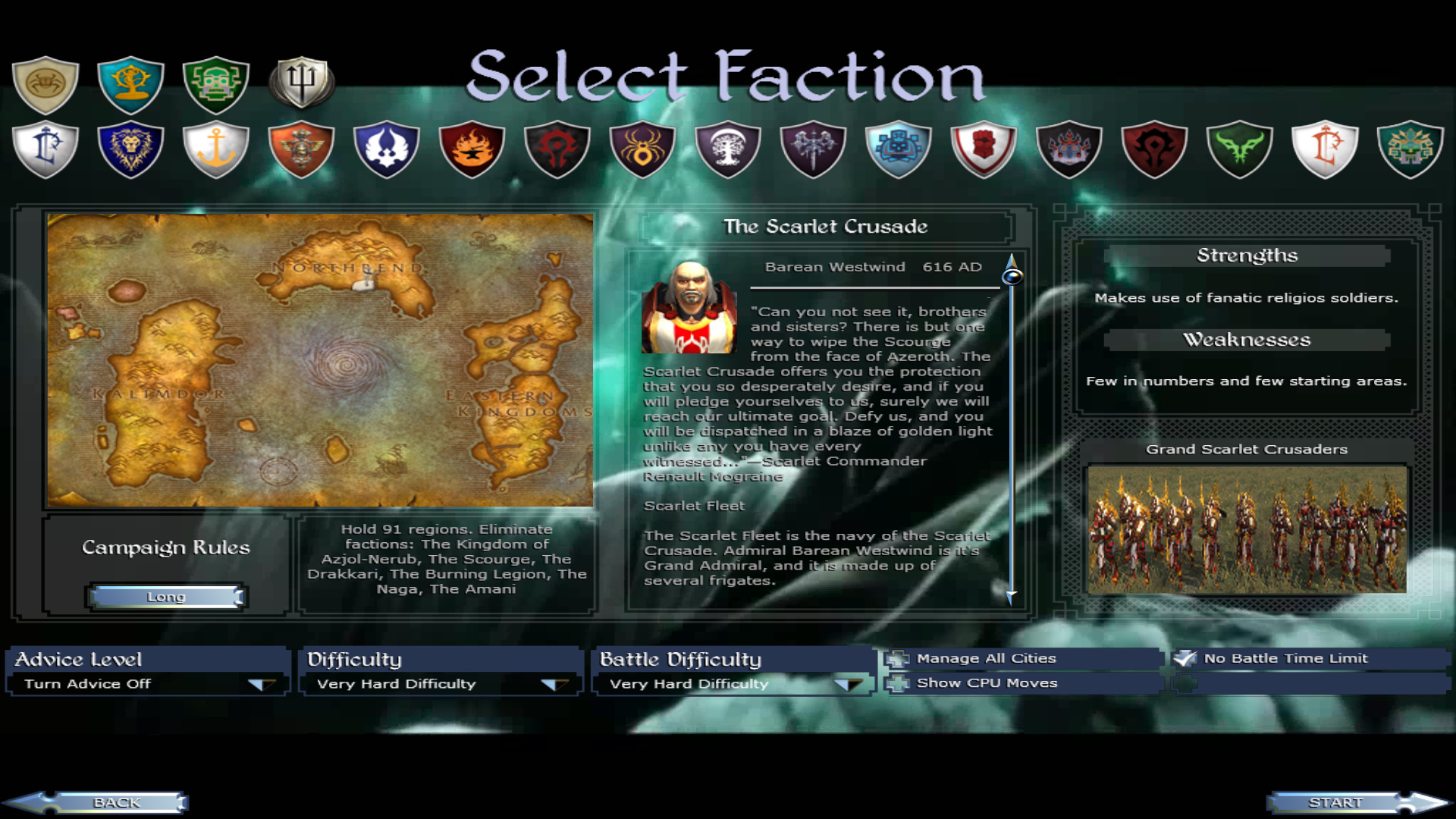 The Scarlet Crusade playable faction! image - Warcraft: Total War mod for M...