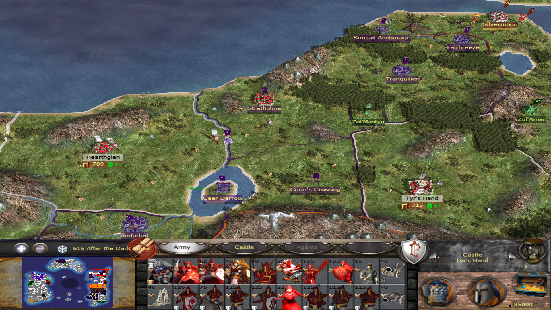 Saidan Datrohan and the Scarlet Crusade on the strat-map! image - Warcraft:...