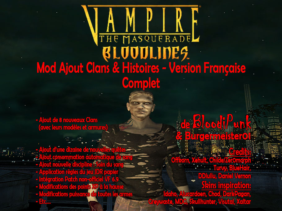 ModDB on X: Version 10.0 of the unofficial patch for Vampire: The  Masquerade - Bloodlines has been released    / X