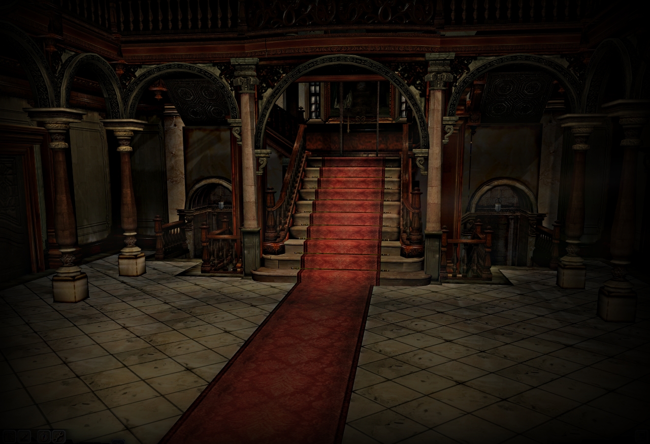 resident evil 1 main hall