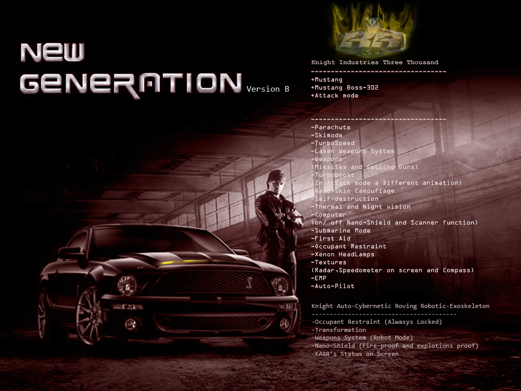 Knight Rider New Generation mod for Grand Theft Auto: San Andreas - ModDB