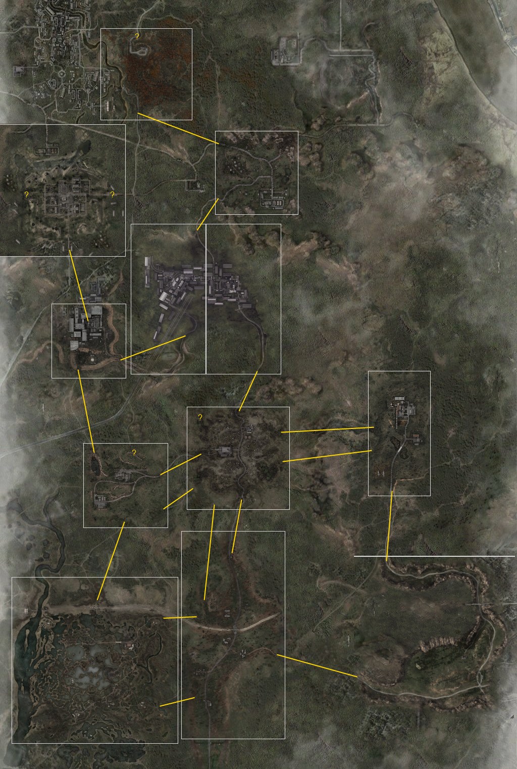 Сталкер интерактивная карта зоны