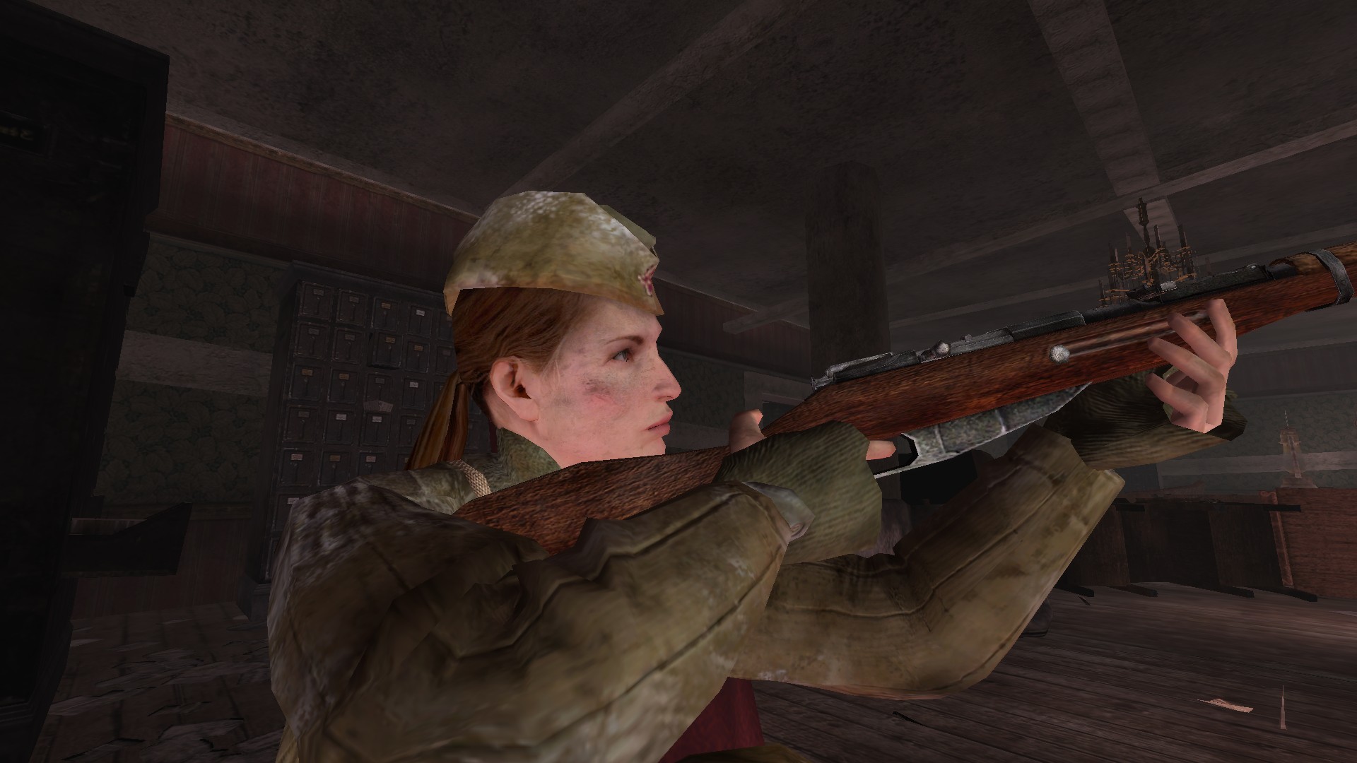 CoD2 random Russian female heads image - Back2Fronts Mod for Call of Duty 2...