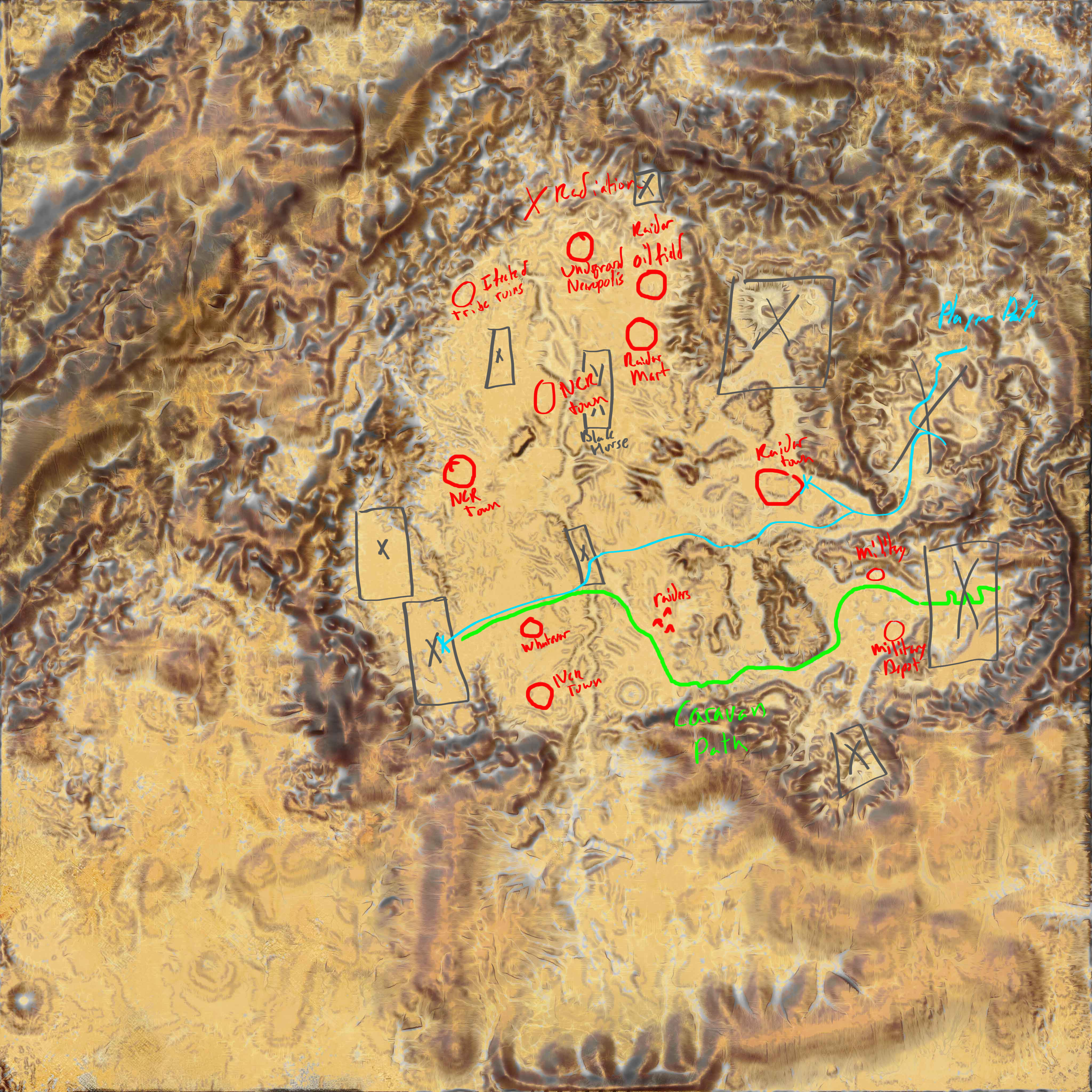 Black Bear National Forest Map image - Fallout: New California mod for  Fallout: New Vegas - ModDB