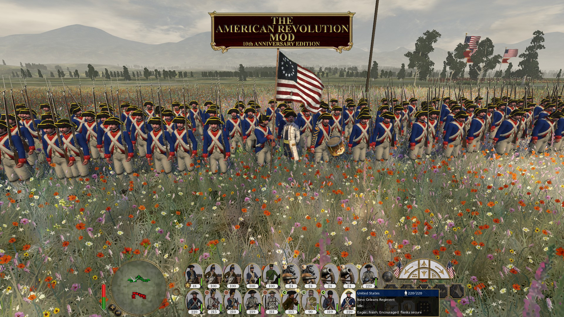 empire total war american revolution mod