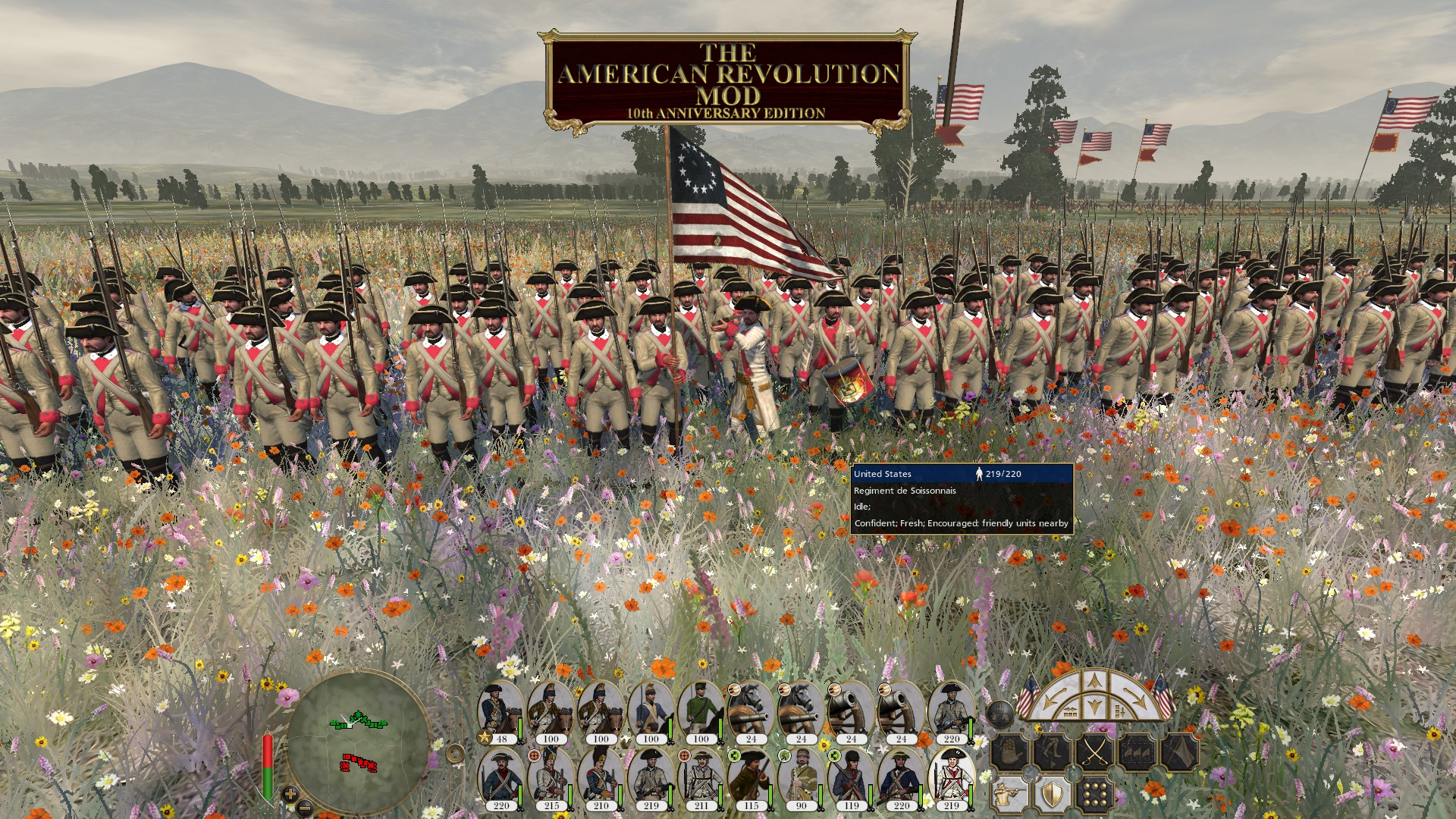 total war empire american revolution mod