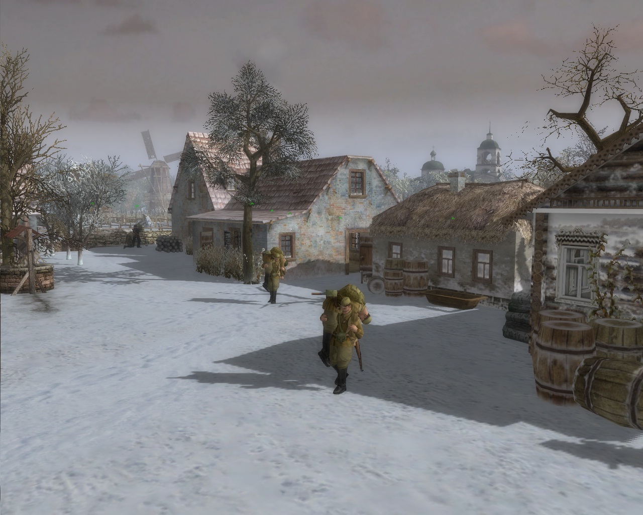 Winter theme image - Kolhoz wave defence mod for Men of War - ModDB