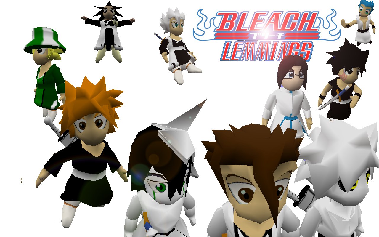 All the characters currently made image Bleach Lemmings mod for