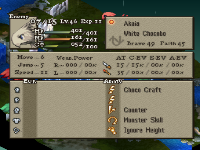 final fantasy tactics monster skill