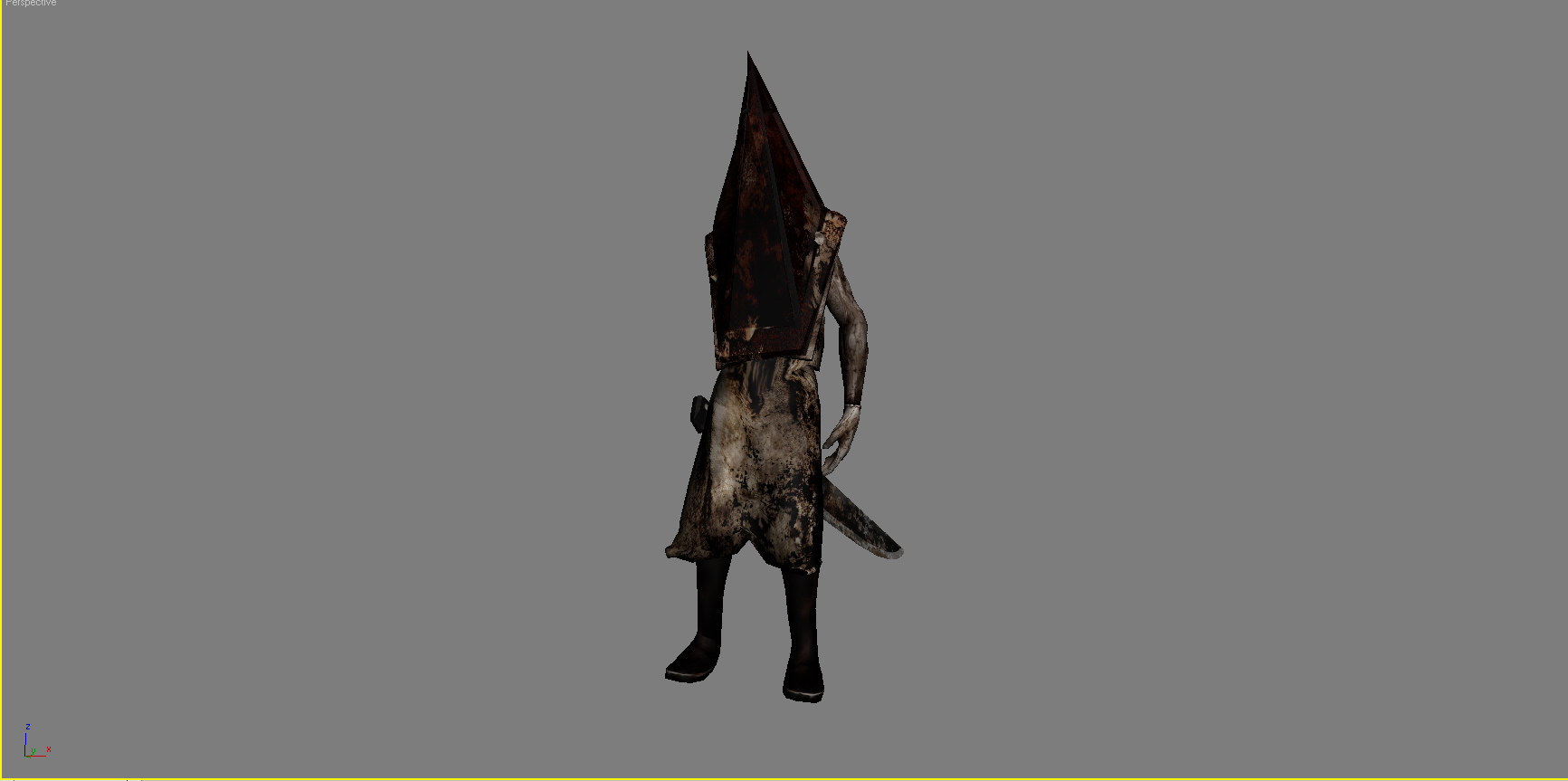 PlayStation 2 - Silent Hill 2 - Pyramid Head - The Models Resource