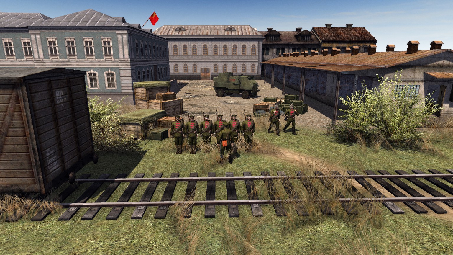 Sending Red Army soldiers to the front image - Men of War : Russian ...