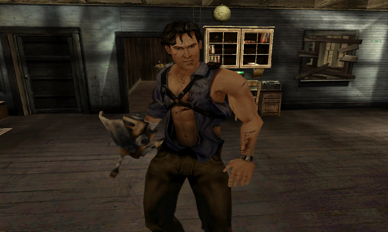 Download Savini Ash from Evil Dead: The Game + New Weapon for GTA