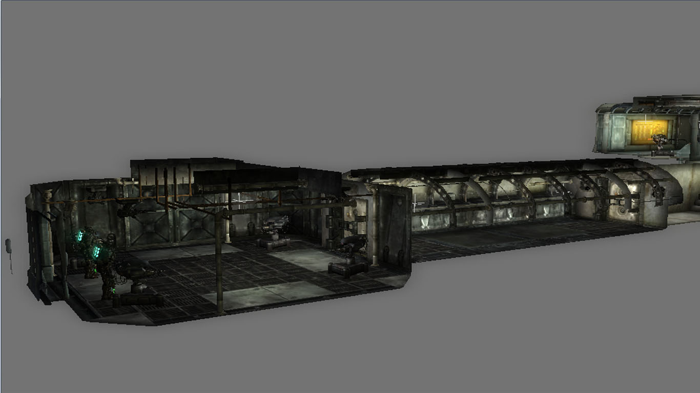 armory entrance image Vault 1 mod for Fallout New Vegas