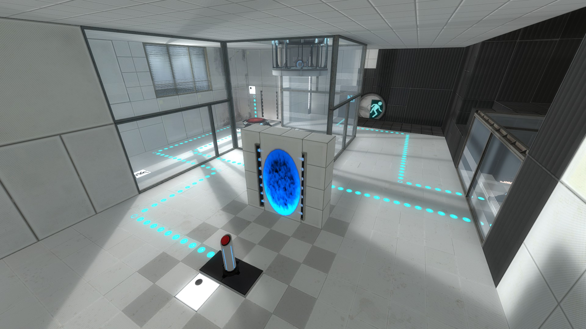 Камеры портал 1. Portal 2 Test Chamber 01. Portal 2 комната 01. Модель камеры Portal 2. Portal 2 тестовая камера 1.