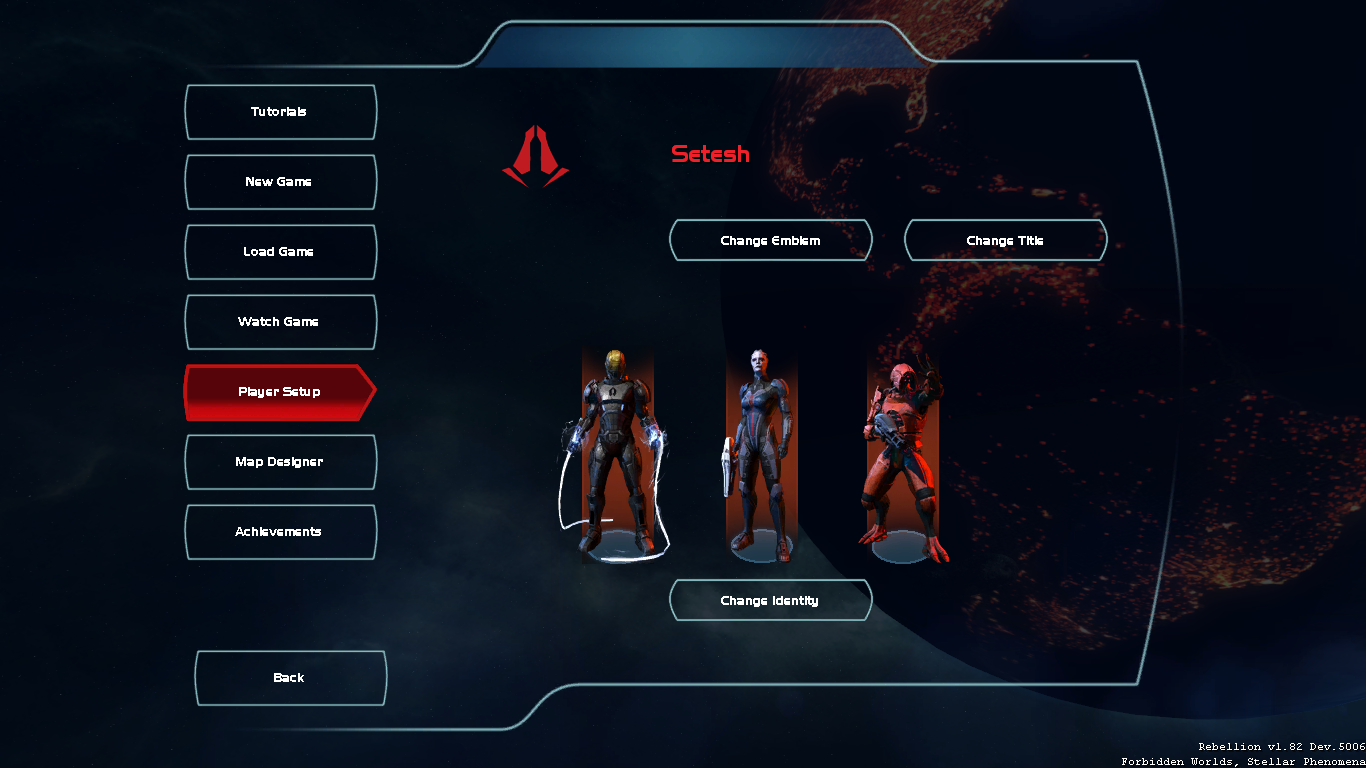 Character Selection image - Dawn of the Reapers mod for Sins of a Solar Emp...