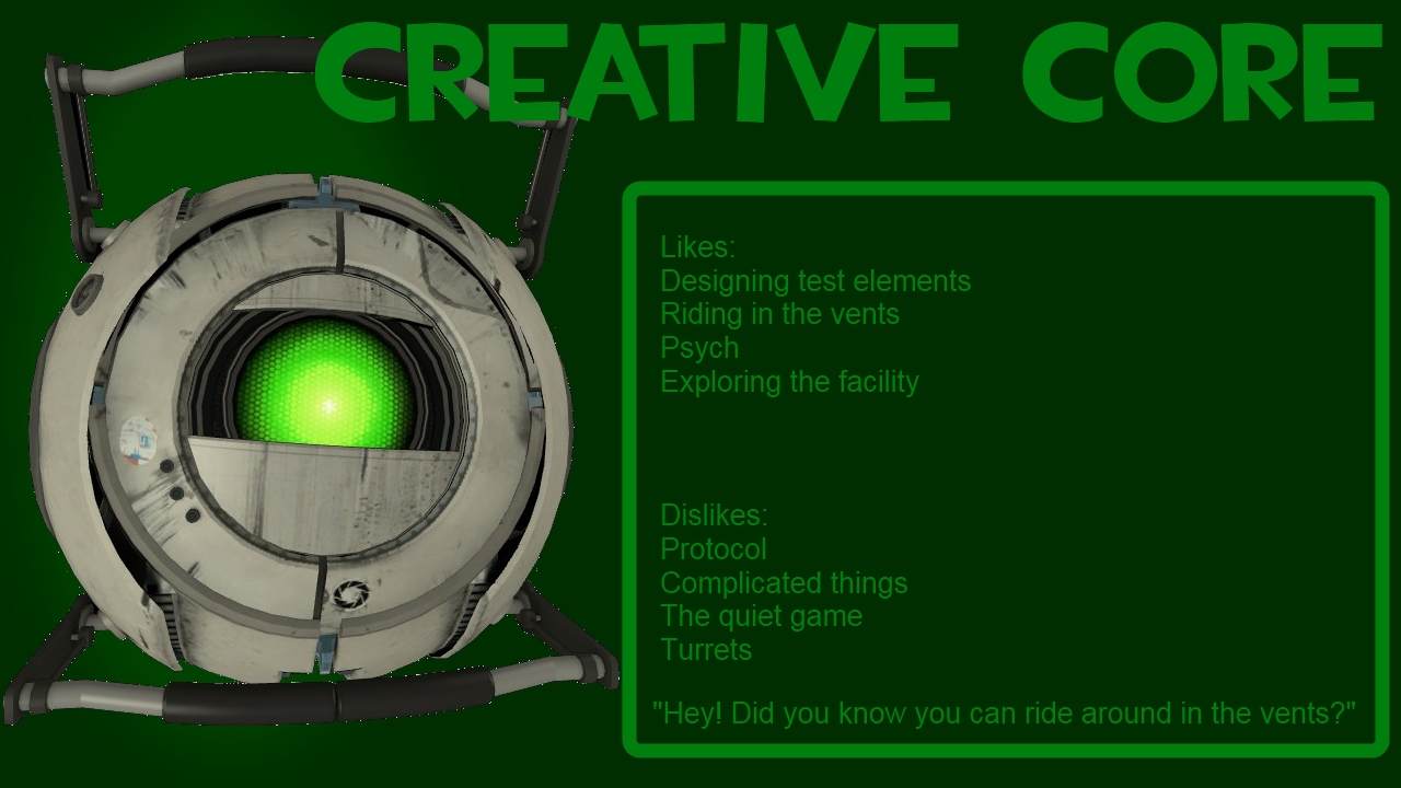 Portal 2 personality core фото 15