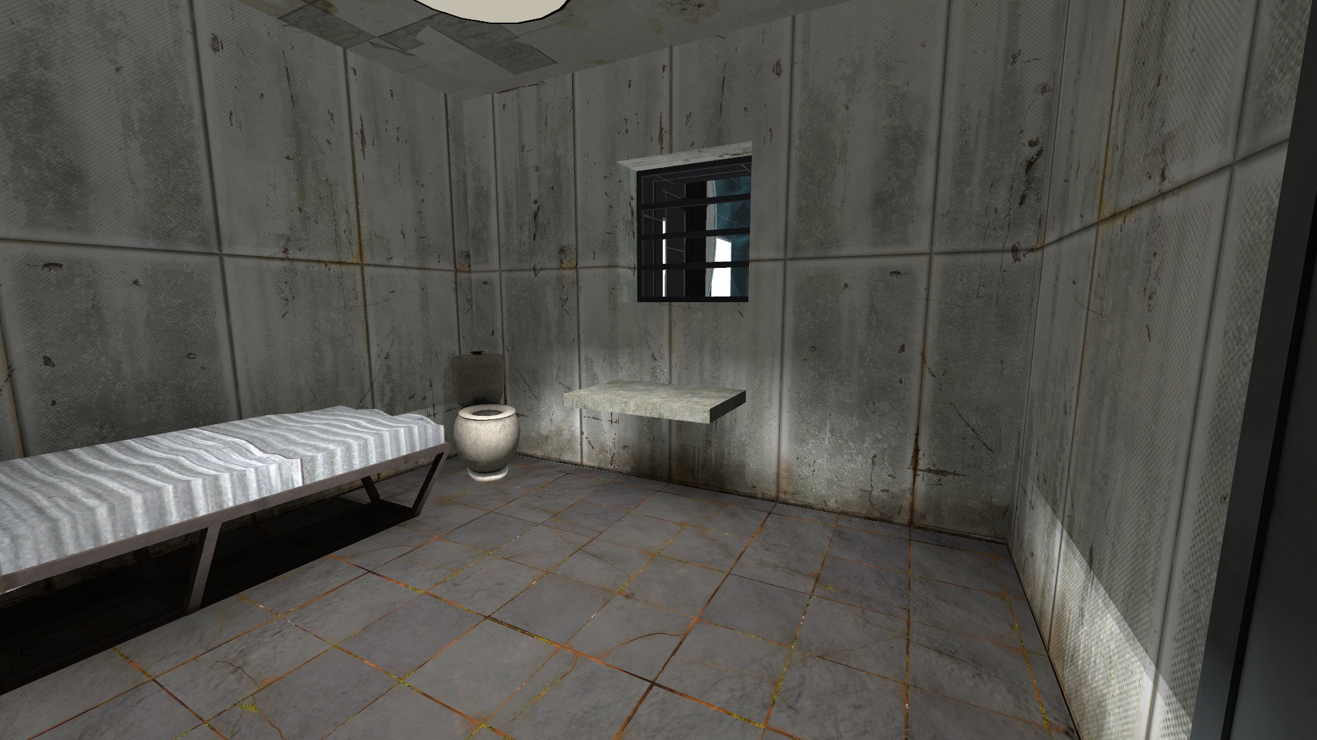 First shots of Carter's prison cell image - MillenniuM mod for Portal 2 - Mod DB