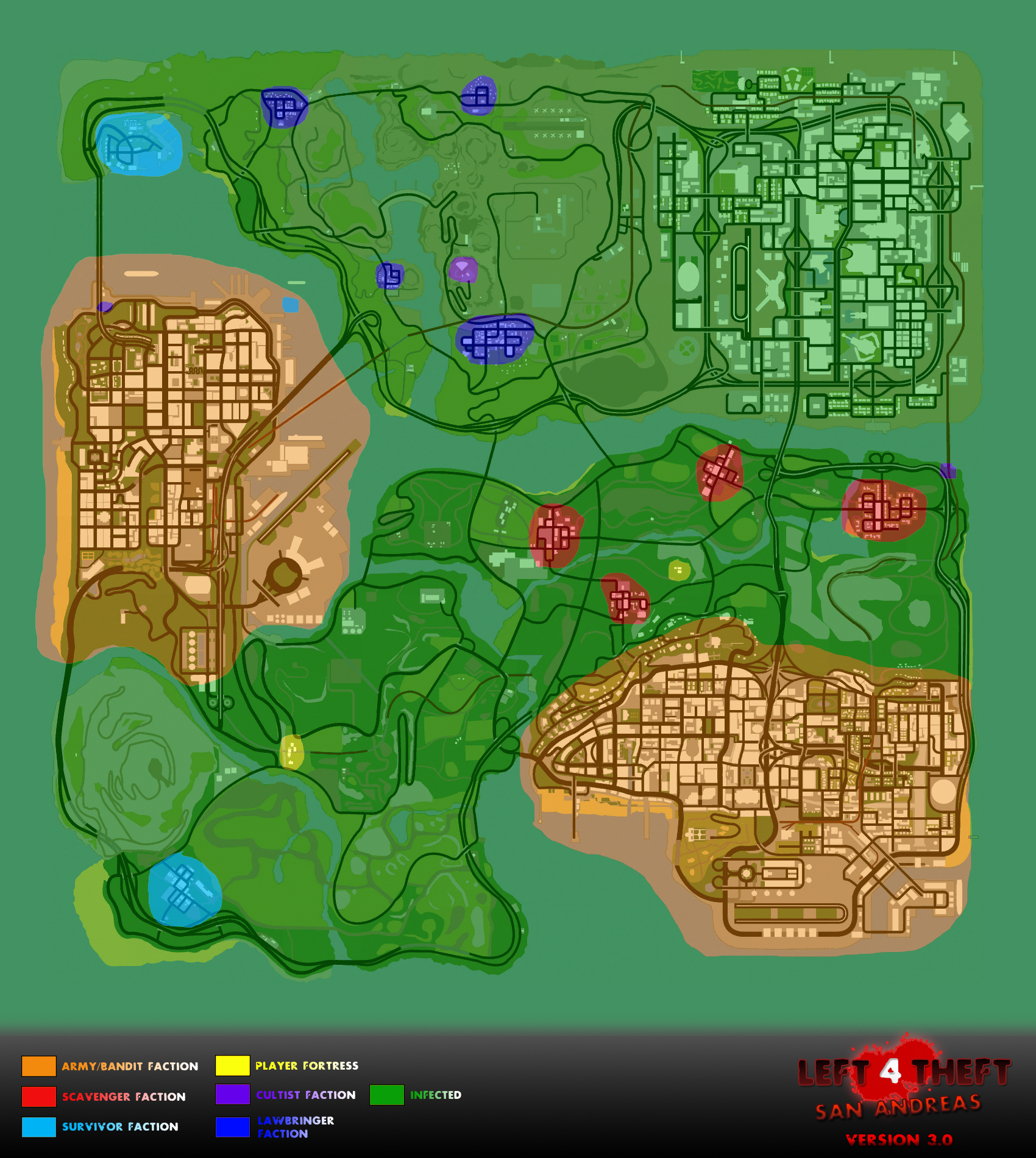 gta sa weapon locations map