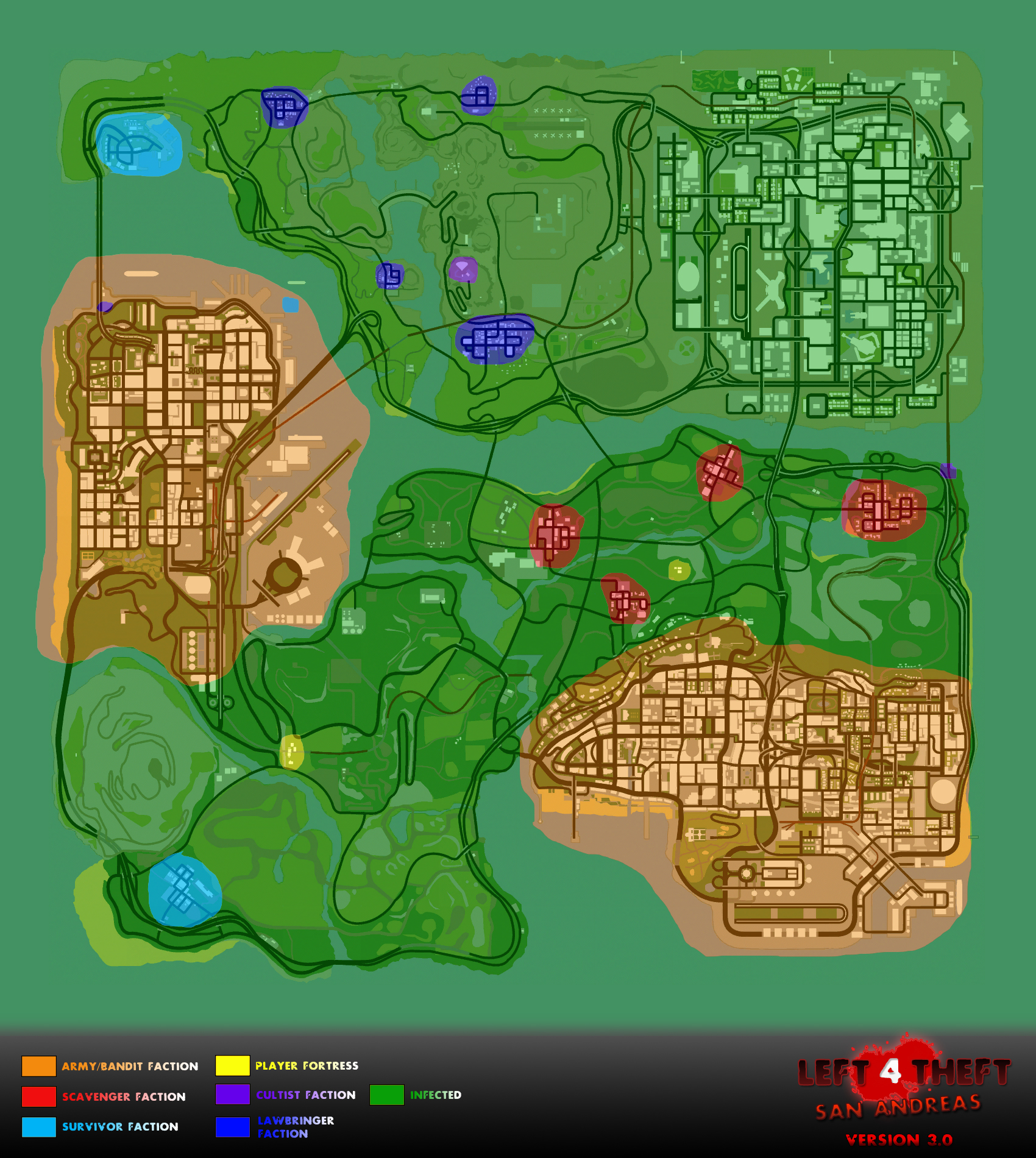 grand theft auto san andreas map