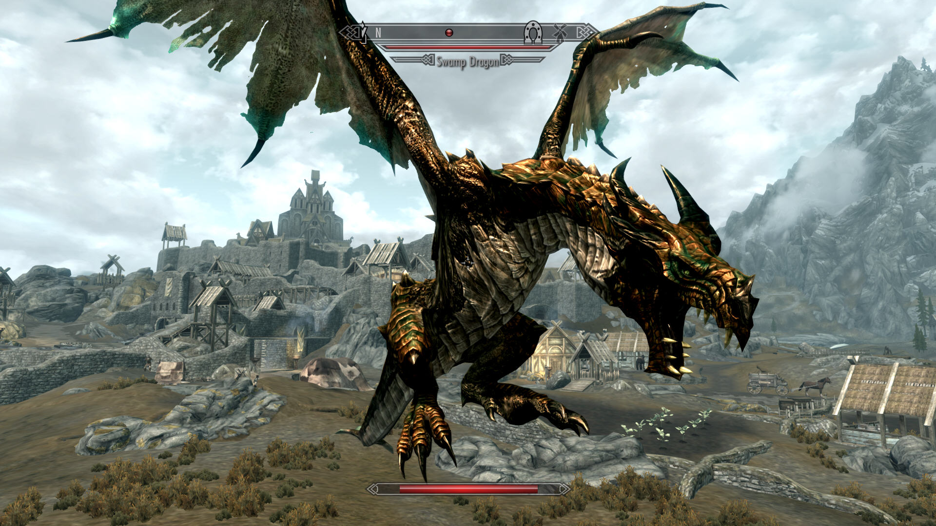 skyrim play as a dragon